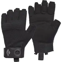 Black Diamond - Mitaines d'escalade - Crag Half-Finger Gloves Black - Taille S - Noir
