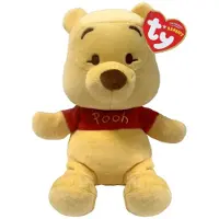 TY Bonnet en peluche Disney Winnie l'ourson, jaune, 15 cm (15 cm)