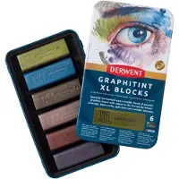 Derwent Graphitint Xl Blocks Tin Of 6 (601055) (6x)