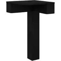vidaXL Pieds 2 pcs noir 57 x 57 x 100 mm fer