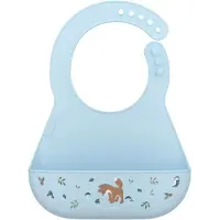 Mepal Bavette en silicone pour table d'enfant, Forest Friends,