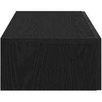 vidaXL Étagère murale avec tiroirs noir 80x33x17 cm bois d'ingénierie