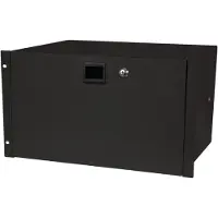DAP tiroir rack 19 pouces 6 U avec serrure