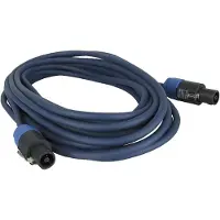 DAP FS18 c?ble haut-parleur avec prise 6 m?tres 2x 1,5mm2