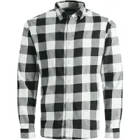 Jack & Jones Chemise 'Gingham' noir / blanc