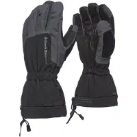 Black Diamond - Gants d'alpinisme isolants et imperméables - Glissade Gloves Black en Cuir - Taille L - Noir