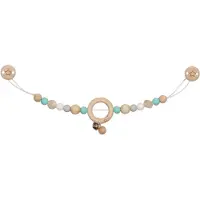 Goki Chaîne de poussette étoile avec perles en silicone