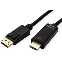 Roline 11.04.5997-10 3 M Displayport Hdmi Noir