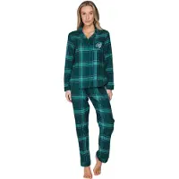 Rebelle Pyjama 'Cozy' vert foncé