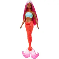 Barbie Sirène Aux Cheveux Magenta Et Blancs Poupée
