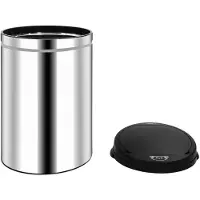 vidaXL Poubelle automatique à capteur 50 L inox
