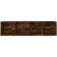 vidaXL Bibliothèque/Meuble TV Chêne fumé 36x30x143cm Bois d'ingénierie