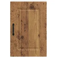 vidaXL Armoire suspendue de cuisine Kalmar imitation vieux bois Matériau dérivé du bois