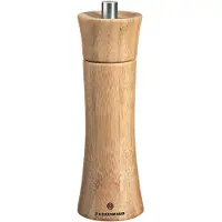 Zassenhaus Moulin à poivre en bambou, modèle Frankfurt, 18 cm : Moulin à poivre de 18 cm, finition bambou
