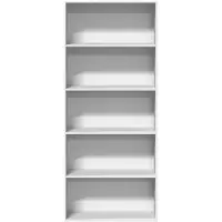vidaXL Bibliothèque blanc 80x30x189 cm bois d'ingénierie