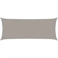 vidaXL Voile d'ombrage 160 g/m² rectangulaire gris clair 2x4,5 m PEHD