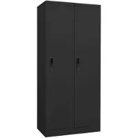 vidaXL Armoire Anthracite 80x50x180 cm Acier