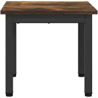 vidaXL Table basse fumée 40 x 40 x 36 cm Bois composite