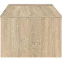 vidaXL Table basse en chêne Sonoma 95 x 50 x 34 cm Matériau dérivé du bois