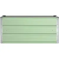 vidaXL Jardinière Vert Pastel 100 X 50 X 45 Cm Acier Galvanisé