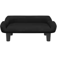 vidaXL Lit pour chien noir 70x40x24 cm velours