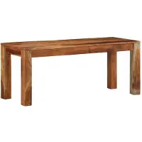 vidaXL Banc 110 cm bois massif d'acacia