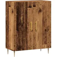 vidaXL Sideboard imitation vieux bois 69,5x34x90 cm Bois composite