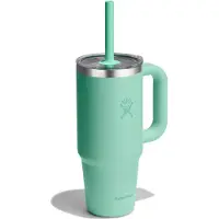 Hydroflask Travel Tumbler Clear-24 Oz Thermal Mug Vert 24 oz
