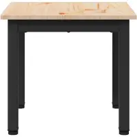 vidaXL Table basse Nature 40 x 40 x 36 cm Pin massif