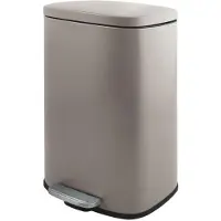 Spirella Poubelle , 30 litres, en acier inoxydable, avec bac intérieur "Akira", pour cuisine