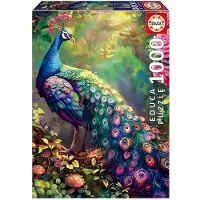 Educa Puzzle Jardin de Paons - 1000 pièces