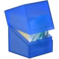 Ultimate Guard Boulder 100+, Boîte pour 100 cartes TCG double-sleeves, Saphir, Rangement sécurisé et durable