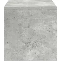 vidaXL Armoire TV gris béton 100x40x40 cm Bois composite