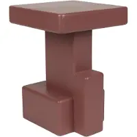 Housecraft living Side Table Blast Marsala (35 x 35 x 50 cm)