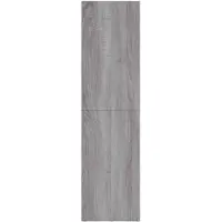 vidaXL Bibliothèque/Meuble TV sonoma gris 36x30x114 cm bois ingénierie