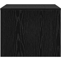 vidaXL Table basse noire imitation chêne 60 x 50 x 40 cm Bois composite
