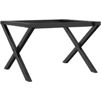 vidaXL Support de table basse en X 50x40x38 cm acier