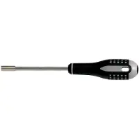 Bahco BE-8577 - Tournevis porte-embouts magnétiques ERGO avec poignée en caoutchouc pour embouts 6 pans 1/4''