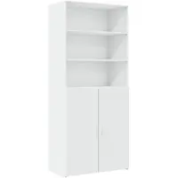 vidaXL Highboard blanc 80x42,5x249 cm Bois composite