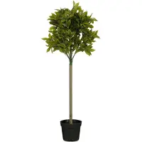 Mica Decorations Laurier Arbre Artificiel Vert H120