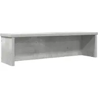 vidaXL Étagère de cuisine Empilable gris béton 50x15x16 cm Bois composite
