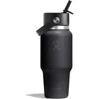 Hydroflask Wide Flex Straw Travel-24 Oz Bottle Cap Clair 24 oz