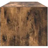 vidaXL Armoires TV 2 pcs. Chêne fumé 100x31x25,5 cm Matériau dérivé du bois
