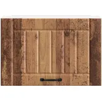 vidaXL Armoire suspendue de cuisine Lucca imitation vieux bois Matériau dérivé du bois