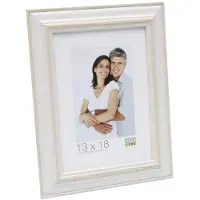 Deknudt Cadre photo blanc avec accent naturel 13x18 S221H1