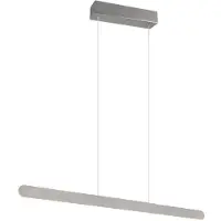 TRIO Suspension moderne argentée HELIOS LED 28 W