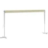 vidaXL Store autoportant 500x300 cm Crème