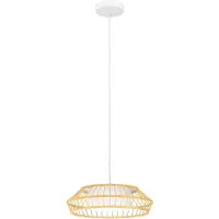 Eglo YUKU-Z Suspension Lampe à suspendre Lampe à suspendre - H110 x Ø46 cm - blanc - 22W incl. - IP20