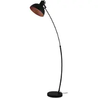 Eglo Lampe à arc noir Jaafra Réglable