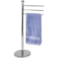 Wenko 15148100 porte-serviettes 3 bras chromé